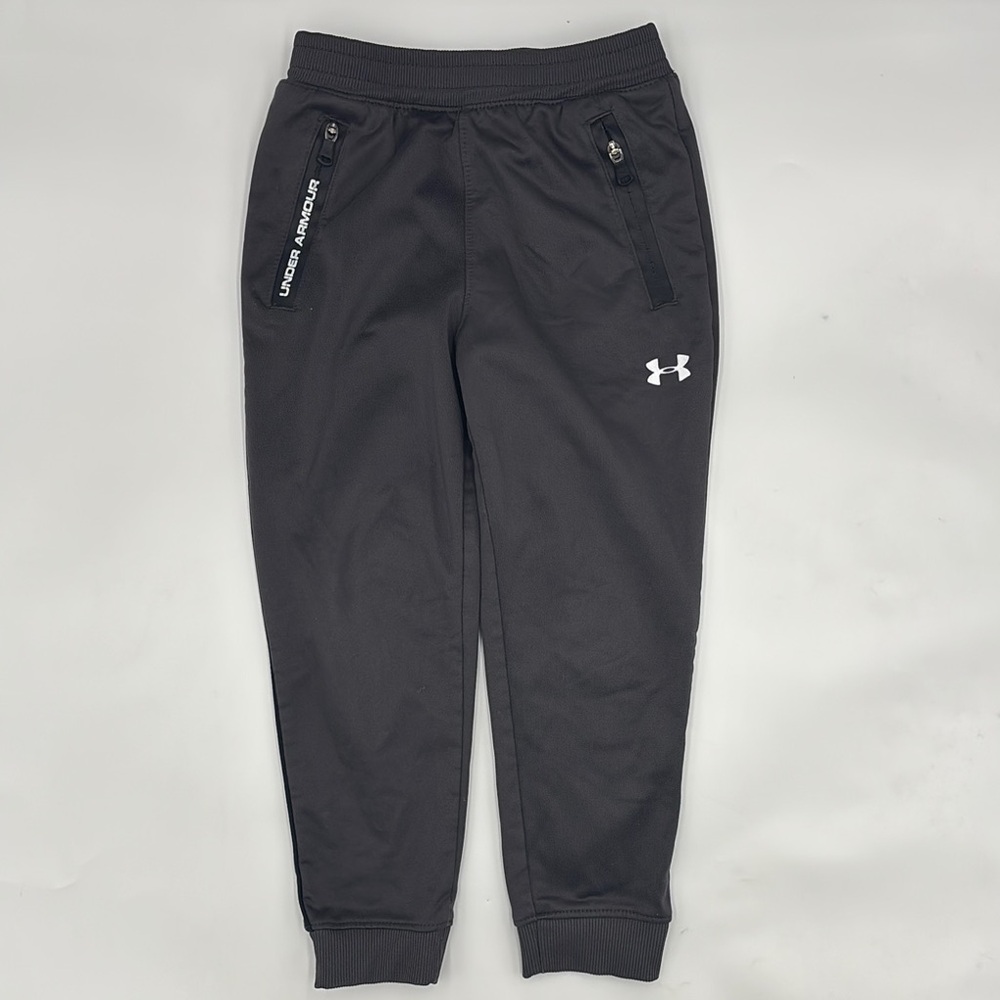 Under Armour Black Joggers with Tapered Leg and Elastic Waistband
